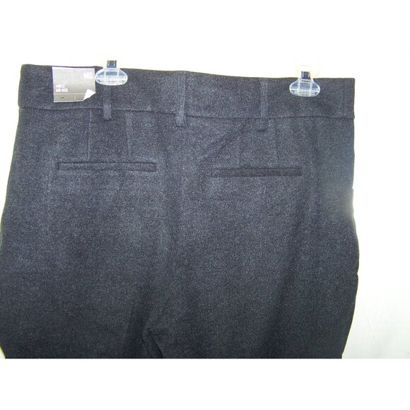 Express Ankle Pants Heavy Weight Deep Charcoal Gray 14S - Picture 3 of 14